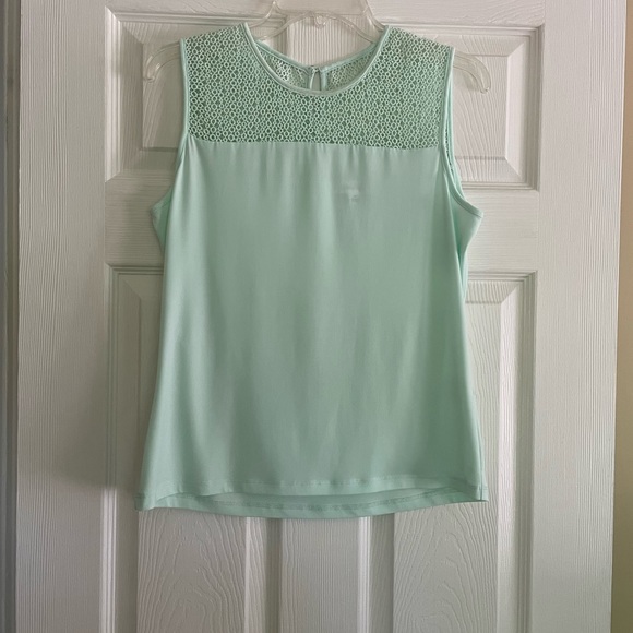 Calvin Klein mint green sleeveless top - Picture 4 of 6